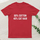60 Cotton 40 Cat Hair T-Shirt