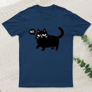 Black Cat Says No T-Shirt