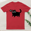 Black Cat Says No T-Shirt
