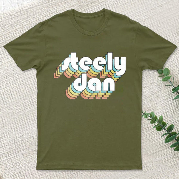 Steely Dan Retro Faded Style T-Shirt