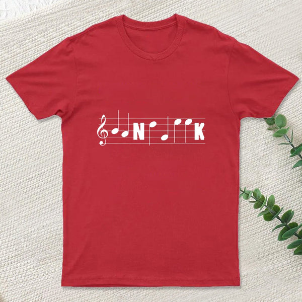 Funny Band Marching Band Music Notes Staff Clef Tee Classic T-Shirt