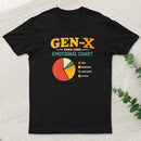 Gen X Emotional Chart T-Shirt