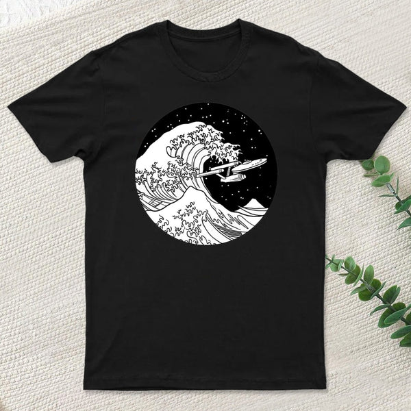 Trek Spaceship In Space T-Shirt