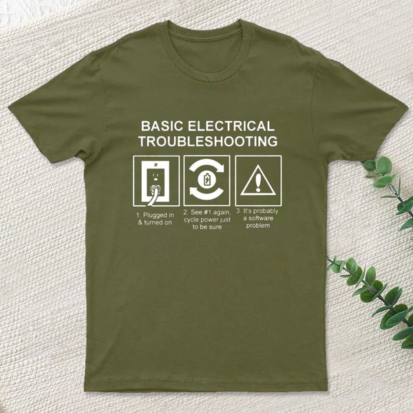 Basic Electrical Troubleshooting T-Shirt