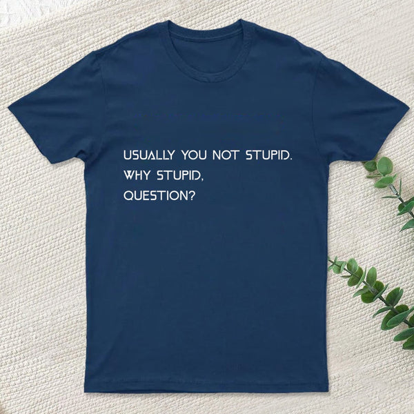 Why Stupid Question T-Shirt