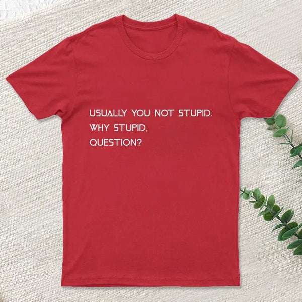 Why Stupid Question T-Shirt