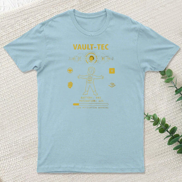 Low Motivation Warning T-Shirt