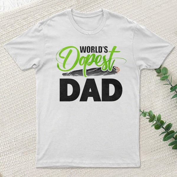 World's Dopest Dad Funny Fathers Day T-Shirt