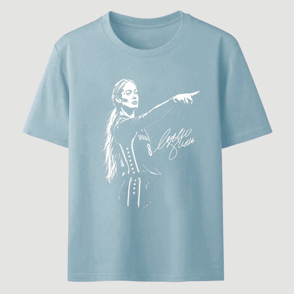 Sophie Cunningham Vintage Basketball Graphic Tee, Retro Sports Fan Unisex Cotton T-Shirt