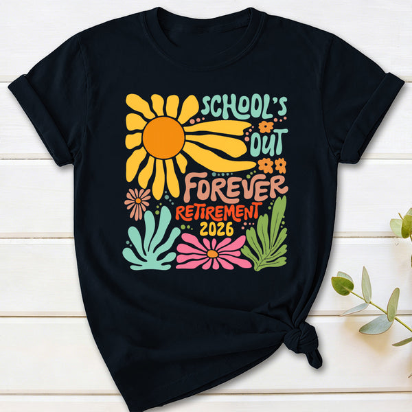Personalized Colorful Sunflowers And Text T-Shirt