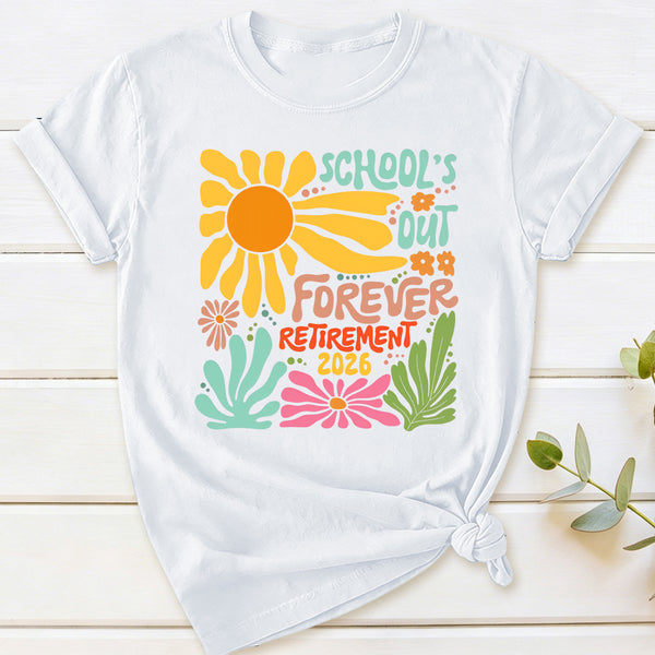 Personalized Colorful Sunflowers And Text T-Shirt