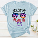 Personalized Name And Year Farewell Tour Retirement T-Shirt