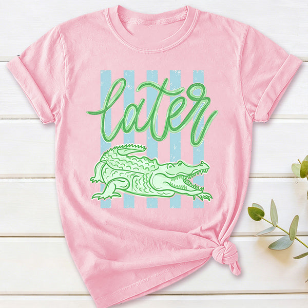 Later Gator Preppy Vacation T-Shirt