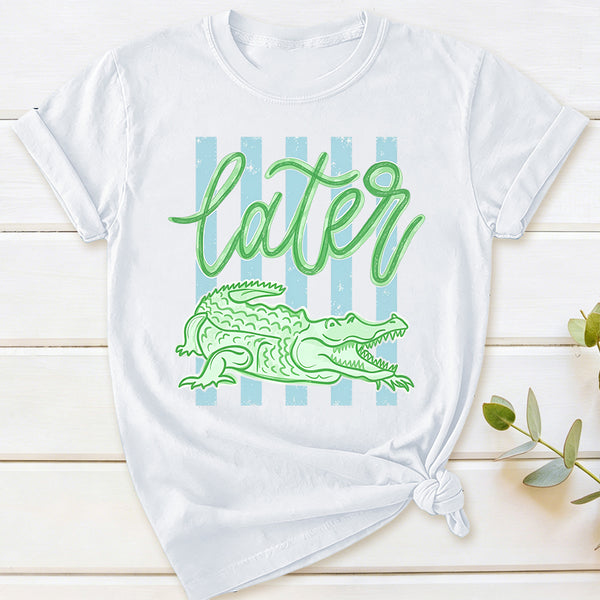 Later Gator Preppy Vacation T-Shirt