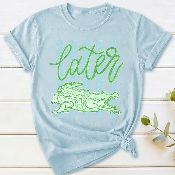 Later Gator Preppy Vacation T-Shirt