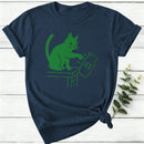 Abolish ICE Funny Cat Political Women T-Shirt