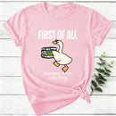 First Of All Guessing Is Not A Strategy Women T-Shirt