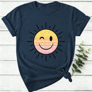 Sunshine Smiley Face Women T-Shirt