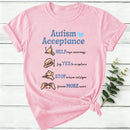 Autism Acceptance Women T-Shirt