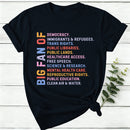 Big Fan Of Human Rights Democracy Women T-Shirt