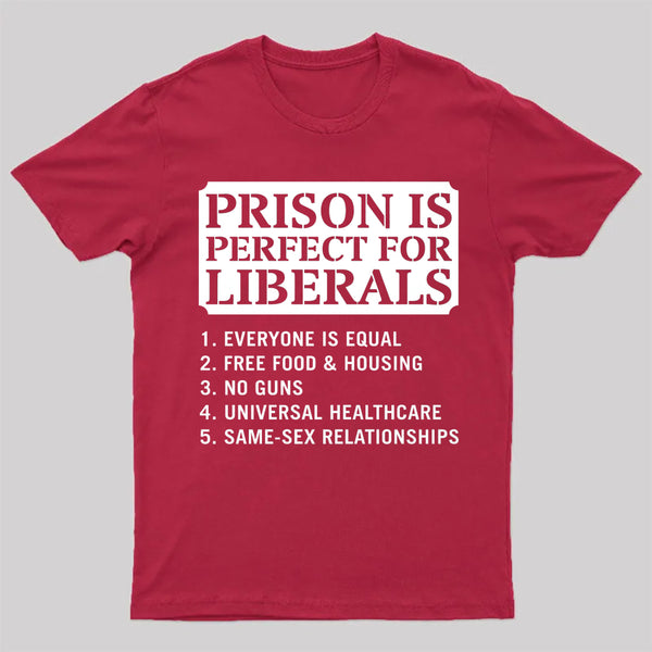 Prison is Perfect For Liberals T-shirt, Funny T-shirt