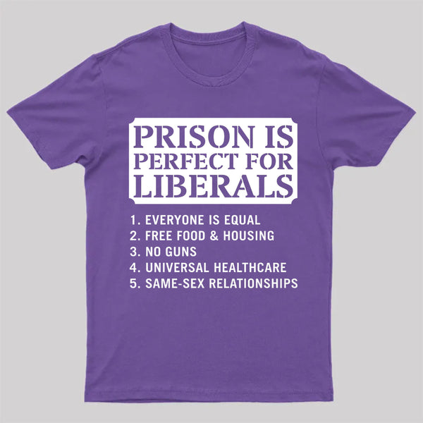 Prison is Perfect For Liberals T-shirt, Funny T-shirt