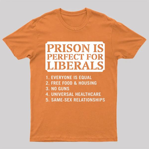 Prison is Perfect For Liberals T-shirt, Funny T-shirt