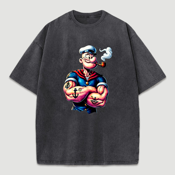 Bold Nautical Design With Pirate Ship Treasure T-Shirt