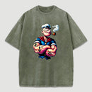 Bold Nautical Design With Pirate Ship Treasure T-Shirt