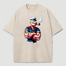Bold Nautical Design With Pirate Ship Treasure T-Shirt