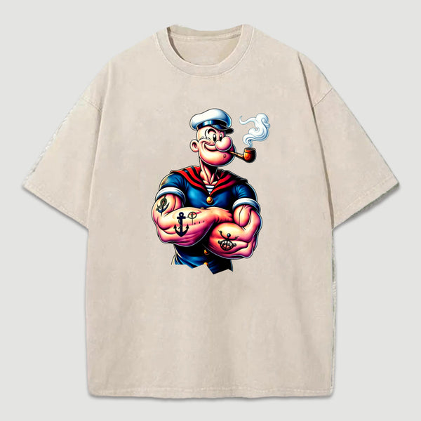 Bold Nautical Design With Pirate Ship Treasure T-Shirt