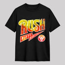 Rush Fifty Something Vintage Retro Biohazard Symbol T-Shirt