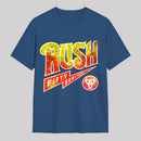 Rush Fifty Something Vintage Retro Biohazard Symbol T-Shirt