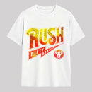 Rush Fifty Something Vintage Retro Biohazard Symbol T-Shirt