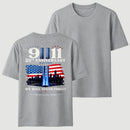 We Will Never Forget 9/11 Memorial T-Shirt