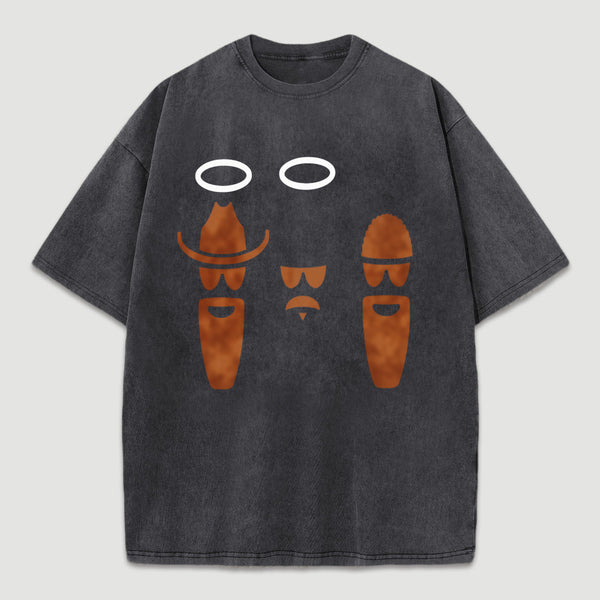 To Honor Frank Beard Vintage Retro Rock Washed T-Shirt