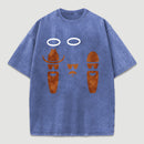 To Honor Frank Beard Vintage Retro Rock Washed T-Shirt