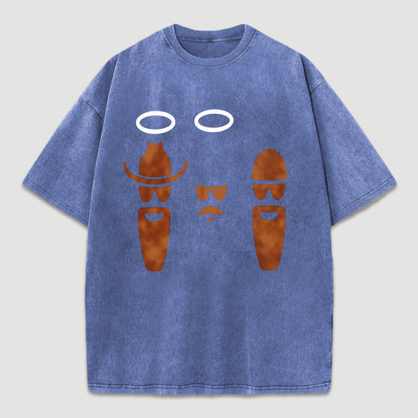 To Honor Frank Beard Vintage Retro Rock Washed T-Shirt