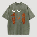 To Honor Frank Beard Vintage Retro Rock Washed T-Shirt