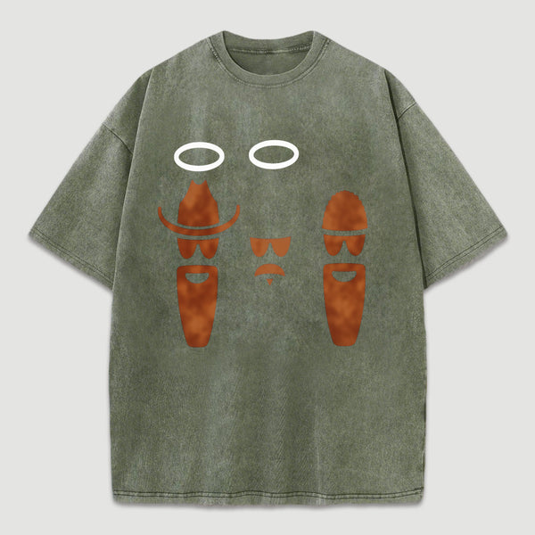 To Honor Frank Beard Vintage Retro Rock Washed T-Shirt