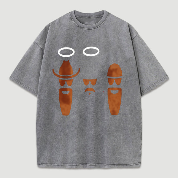 To Honor Frank Beard Vintage Retro Rock Washed T-Shirt