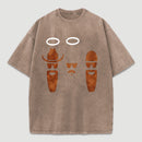 To Honor Frank Beard Vintage Retro Rock Washed T-Shirt