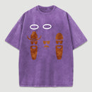 To Honor Frank Beard Vintage Retro Rock Washed T-Shirt