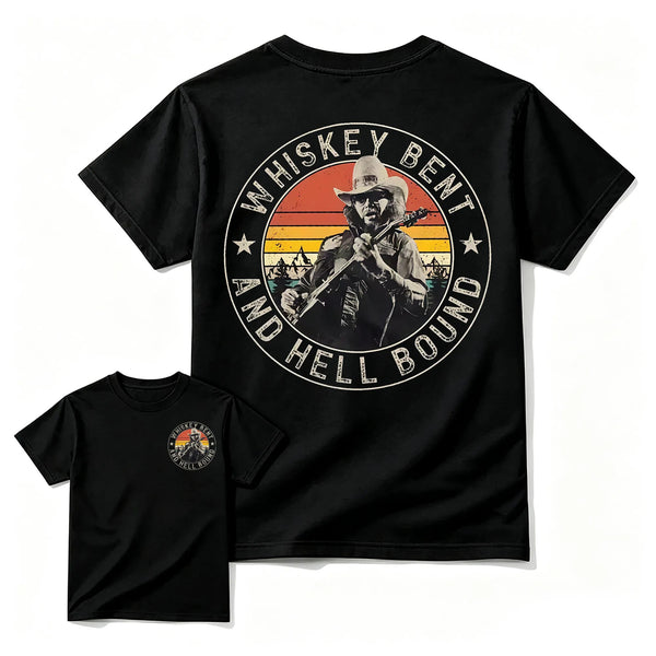 Vintage Country Music T-Shirt, Retro Outlaw Cowboy Graphic Tee, Western Unisex Shirt
