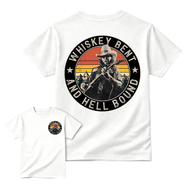 Vintage Country Music T-Shirt, Retro Outlaw Cowboy Graphic Tee, Western Unisex Shirt