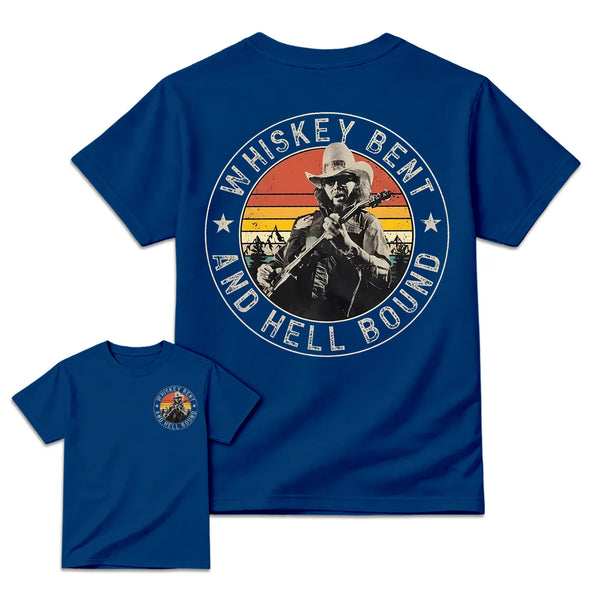 Vintage Country Music T-Shirt, Retro Outlaw Cowboy Graphic Tee, Western Unisex Shirt