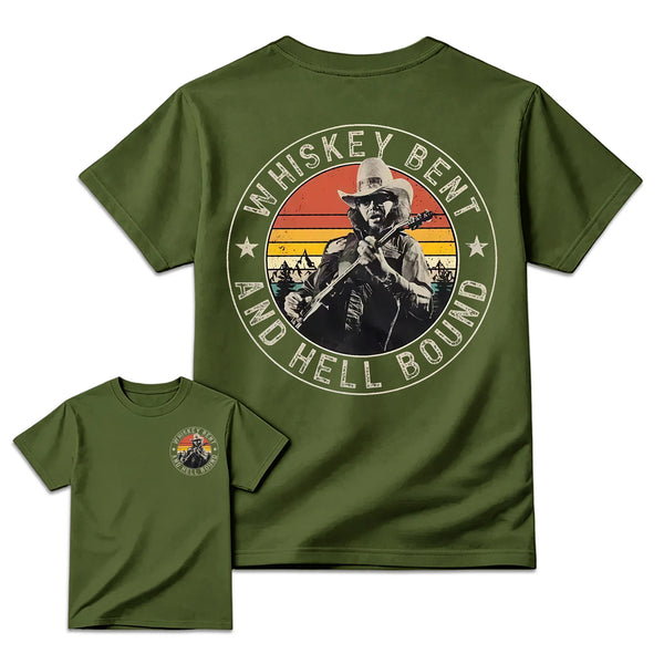 Vintage Country Music T-Shirt, Retro Outlaw Cowboy Graphic Tee, Western Unisex Shirt