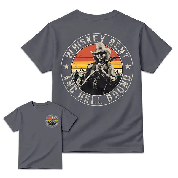 Vintage Country Music T-Shirt, Retro Outlaw Cowboy Graphic Tee, Western Unisex Shirt