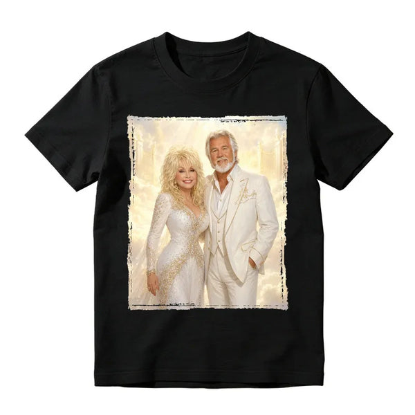 Retro Dolly And Kenny Heaven's Gate Angelic Graphic T Shirt