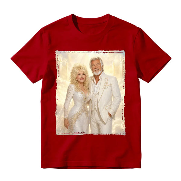 Retro Dolly And Kenny Heaven's Gate Angelic Graphic T Shirt
